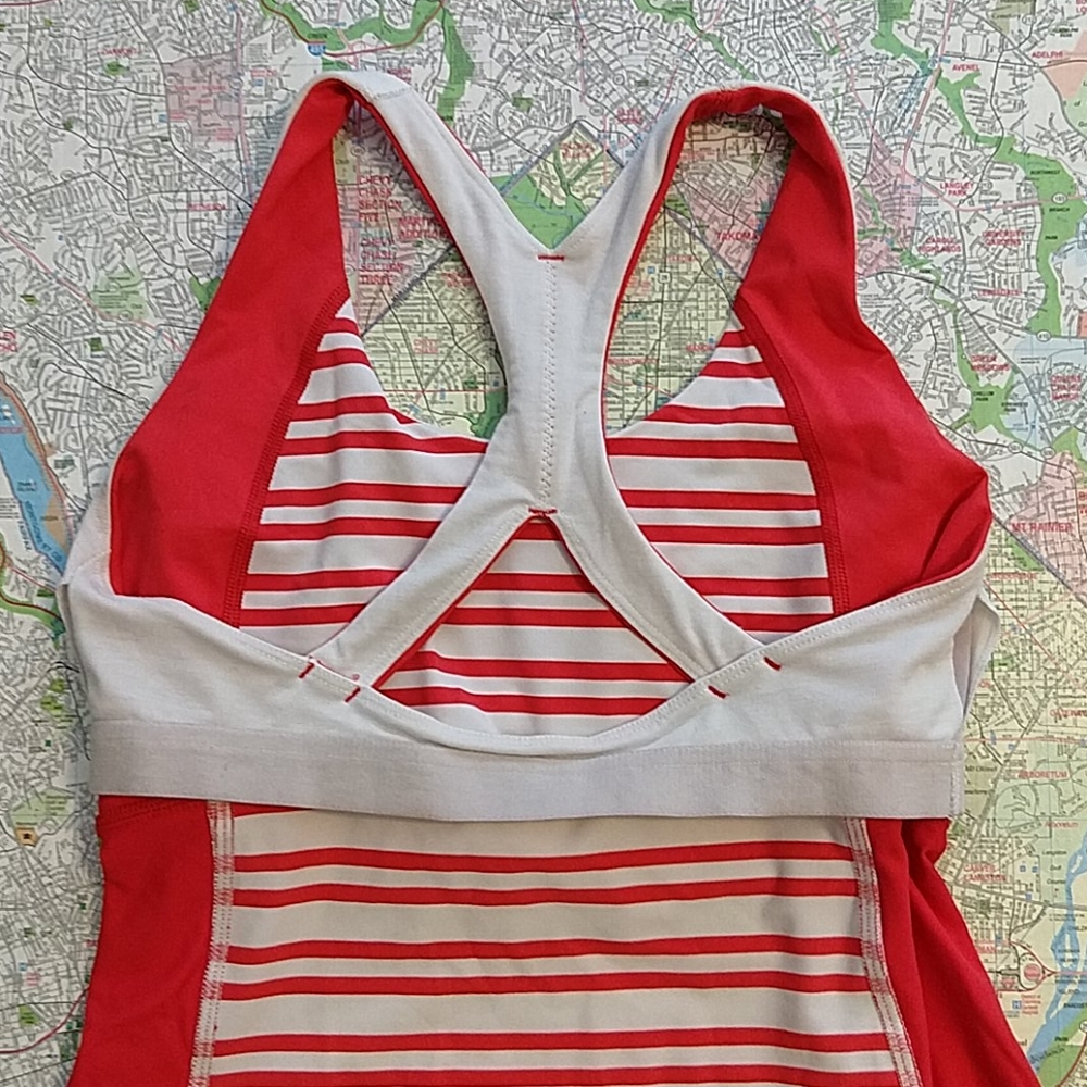 Lululemon Striped Racer Back Tank - Picture 4 of 4